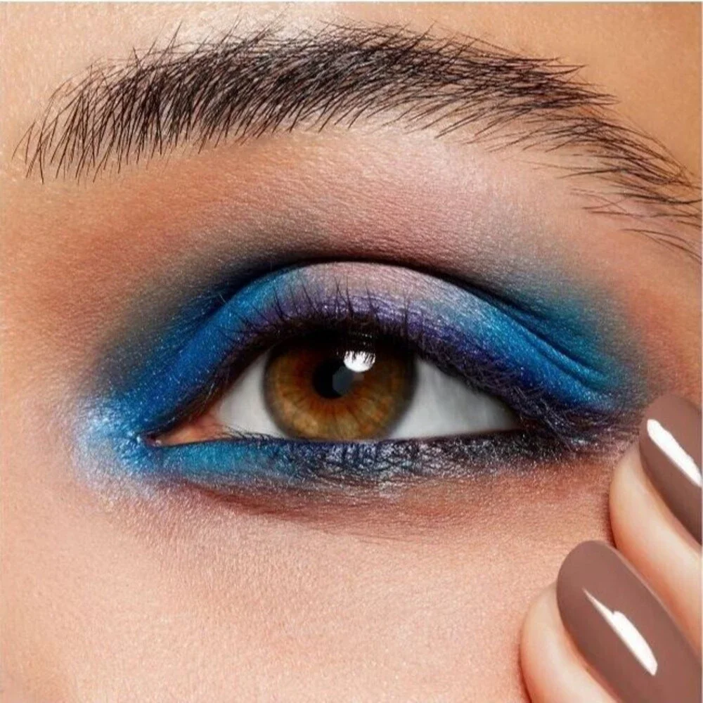 MAC TRIENNIAL WAVE Eye Shadow ~ Medium Blue Satin ~ Pro Palette Pan Refill